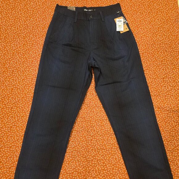 Vans Men's Size 38 Reg Authentic Chino Pants Dark Blue VN0AHAJLKV - Picture 1 of 12